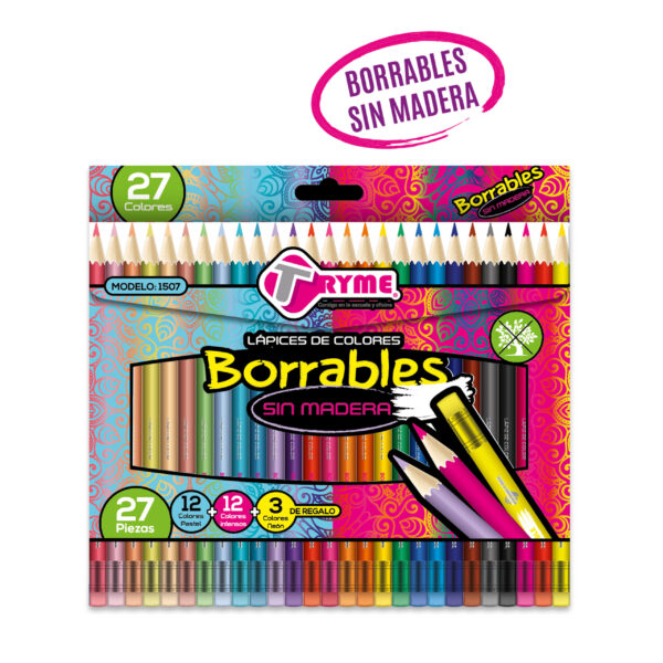 Lápices de colores borrables 1507